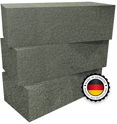 ELES VIDAS ORIGINAL Blumensteckmasse - Trockensteckmasse Set 23 x 11 x 7,5 cm, Steckmoos, Steckmasse, Steckziegel für Blumengestecke, Steckschwamm zum Basteln, Feiern & Hobby - DEUTSCHE HERSTELLUNG