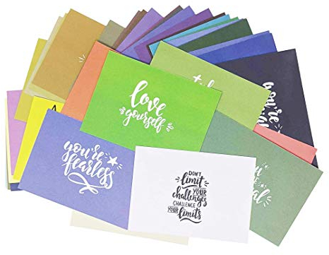the lazy panda card company 45 Shades of Motivation Postkarten-Set 45 verschiedene Motivations- und inspirierende Zitate
