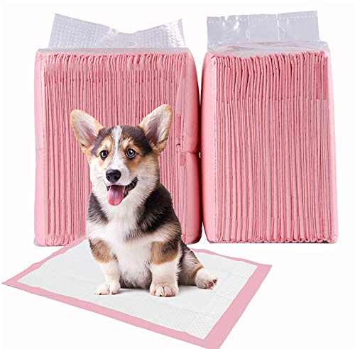 Welpen Trainingsunterlagen,Saugstarke Hunde-Pads,Puppy Pads, Welpenunterlage Pads, Hundeklo,Welpentoilette Für Zuhause,Hygieneunterlagen Für Haustiere, Möbelschutz Training,60 X 60cm (40 Pack)