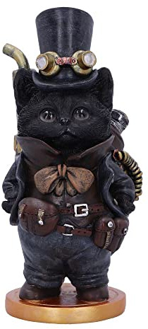 Nemesis Now Figura Steampunk, Resina, Negro, 19,5 cm