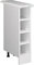 Vicco Küchenregal R-Line, offener Küchenschrank, Weiß/Weiß, 20 cm, AP Marmor
