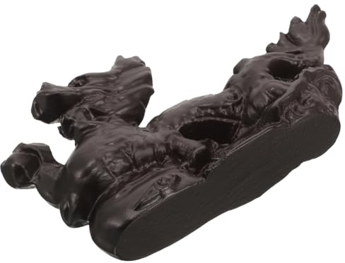 NIYANGLE estatuilla del dragón Chino estatuilla del Zodiaco Chino decoración Adorno de dragón de Mesa estatuilla de dragón Decorativa Dinero Modelo Recopilación Talla de Madera