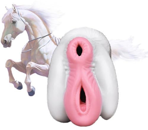 Guspiun 633g Tier Fantasie Masturbator 2 in 1 Realistische Anal Vaginal Masturbator Cup Tragbare Taschenmuschi Erotik Masturbieren Sexspielzeug für die Männer Solo