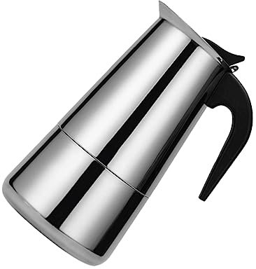 Cabilock Edelstahl Kaffeekocher Für Herd Kaffeebereiter Für Induktionsherde Und Offenes Feuer Mit Bequemer Griff Und Einfach Zu Bedienen Für Heimgebrauch Und Büro