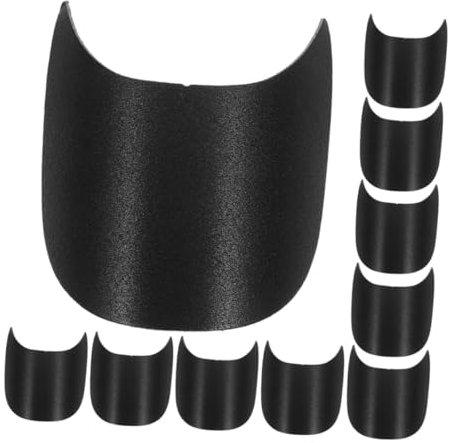 PartyKindom 20stücke Baseball Cap Visor Shaper Inserts Flach Und Gebogen Schwarz Atmungsaktiv Schutz Vor Uv-strahlen Geeignet Für Golf Fahrradfahren Sommer Strand Und Outdoor-aktivitäten
