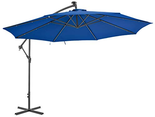 GLJTUO Parasol De Jardin, Parasol Déporté, Protection Solaire Extérieure, Parasol De Plage pour Jardin, par Défaut,