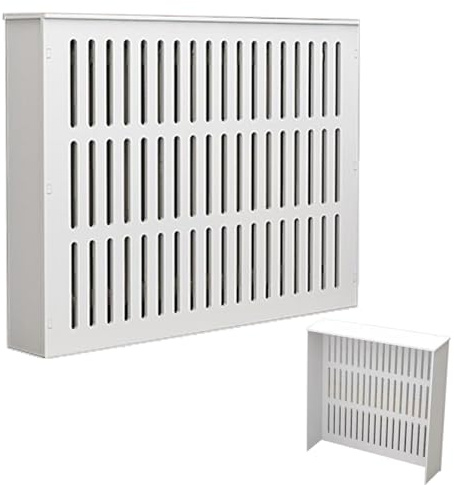 WUXTOKV Cubre Radiadores de Hierro Fundido, Balda Radiador, Organizadores de Almacenamiento, Ideales para Salas Estar, Cocinas y Baños(70x70x25CM/28x28x10IN)
