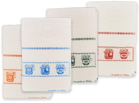 LaneWorld Strofinacci Tela Aida Punto Croce, 100% Cotone, 6 Pezzi (Vasetti)
