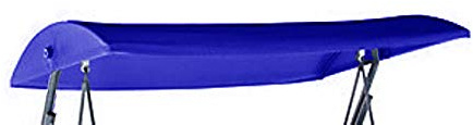 Replacement Canopy for Garden swing 2/3 seater different sizes and styles available (195 x 125 B&Q, Blue)