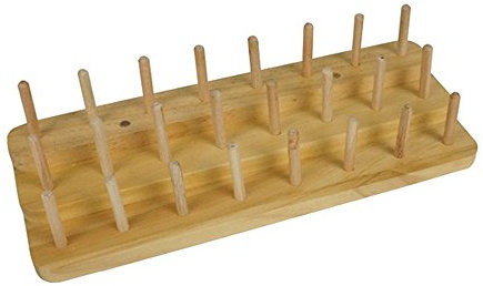 Riverruns Fliegenbinden Gewinde Spule Ständer Natur Holz Spule Station Hand Made