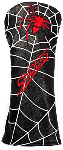 Spider - Fundas para cabeza de palo de golf para conductor, cubierta híbrida de piel sintética