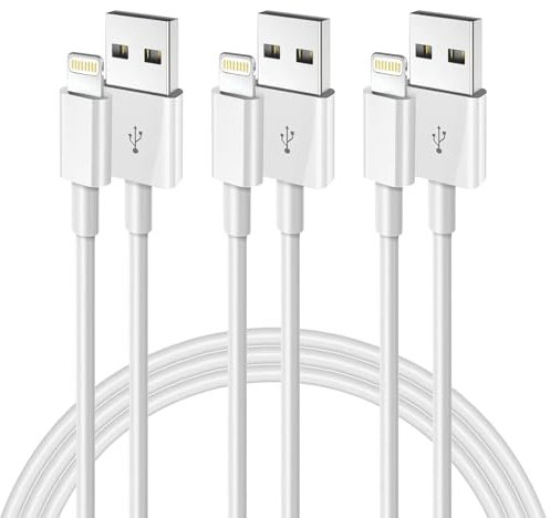 iPhone Charger Cable,3Pack 3FT/0.9m [Apple MFi Certified] lightning cable iPhone Charging Fast Compatible with iPhone 14 13 12 11 Pro Max XR XS X 8 7 6 Plus SE iPad and More