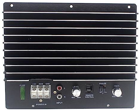 Giwnhvx 1 amplificateur audio mono de voiture 12 V 1500 W puissant caisson de basses amplificateur, module amplificateur automobile