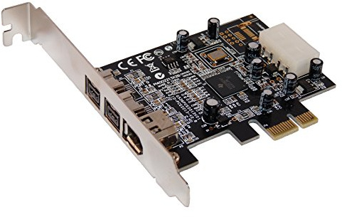 Tarjeta CONTROLADORA PCI Express 1X (PCIe) Puertos FIREWIRE 800 IEEE1394B y 1 Puerto FIREWIRE 400 IEEE1394a. Chipset Texas Instrument - by Computer Distrcit