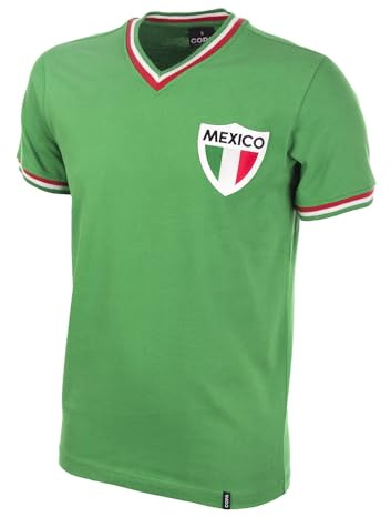 COPA - Messico Pelé Anni '80 - Maglia da Calcio rétro - Uomo - XL - Verde