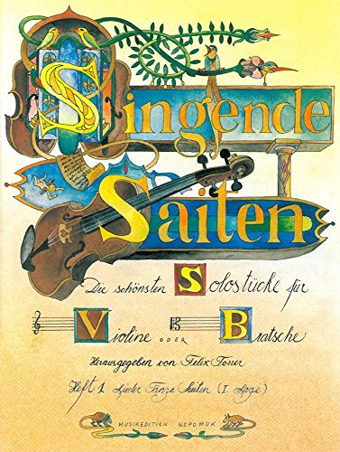 Singende Saiten, für Violine (Viola).Vol.1