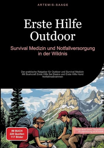 Erste Hilfe Outdoor: Survival-Medizin und Notfallversorgung in der Wildnis: Der praktische Ratgeber für Outdoor und Survival Medizin - Mit Bushcraft ... Hilfe Hund Notfallmaßnahmen (Outdoor (DE))