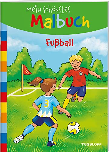 Mein schönstes Malbuch. Fußball: Malen für Kinder ab 5 Jahren (Malbücher und -blöcke)