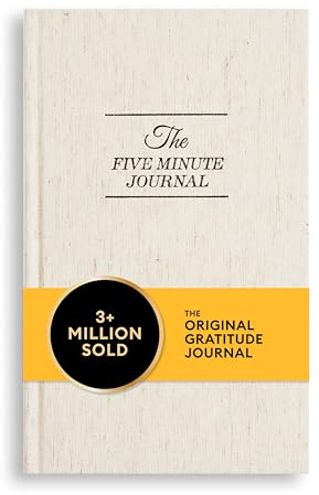 Das 5-Minuten-Tagebuch: Ein zufriedeneres Ich in 5 Minuten täglich – vom ursprünglichen Erschaffer des 5-Minuten-Tagebuchs, schlichtes geleitetes Tagesformat – für mehr Dankbarkeit und Zufriedenheit, Lebensplaner, Dankbarkeitsliste (in englischer Sprache)