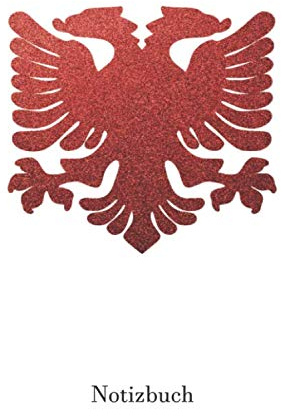Notizbuch: Albanien | Albania |dhurate |Shqiptar|Shqiperia |Glänzend | Softcover | Glänzend Notizbuch | Tage-/ Notizbuch | 110 Seiten | 6x9 Zoll ... | gepunket | dotted | punktkariert | dot grid