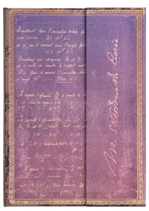 Marie Curie, Science of Radioactivity MIDI Lined: Hardcover, Wrap Closure, 120 gsm, ribbon marker, memento pouch (Embellished Manuscripts Collection)