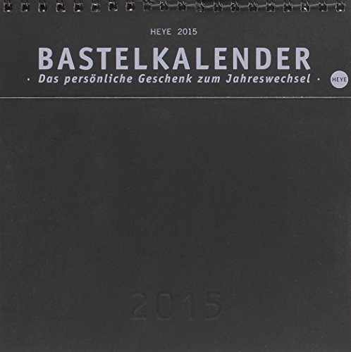 Bastelkalender, schwarz klein 2015