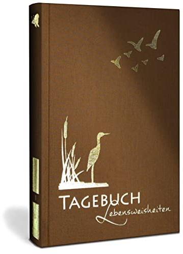 Tagebuch illustriert mit Aquarellmalerei und schönen Sprüchen zum Nachdenken: Das klassische LUCA TAGEBUCH mit viel Platz zum Schreiben, Malen oder Selbstgestalten