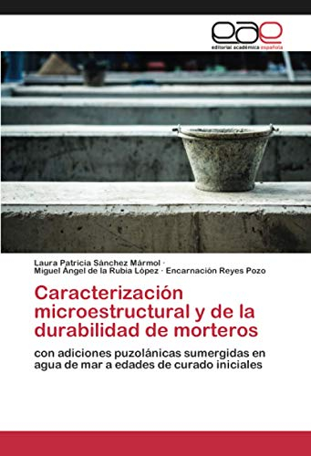 Caracterización microestructural y de la durabilidad de morteros: con adiciones puzolánicas sumergidas en agua de mar a edades de curado iniciales