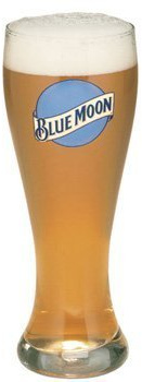 Blue Moon 16 Oz Pilsner Beer Glass Set of 2