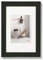 walther design Bilderrahmen schwarz 40 x 60 cm mit Passepartout, Home Holzrahmen HO460B
