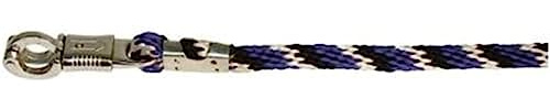 Covalliero Führstrick Mustang | Pferdeleine, Führleine, royalblau/schwarz/weiß, 200cm, Panikhaken, Pferde, passend zu Halfter Mustang