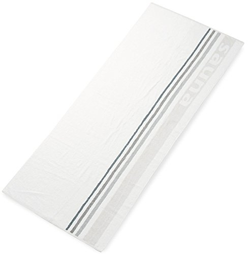 CelinaTex Stripes Saunatuch 80 x 200 cm weiß Baumwolle Badehandtuch Frottee Handtuch Duschtuch Standlaken