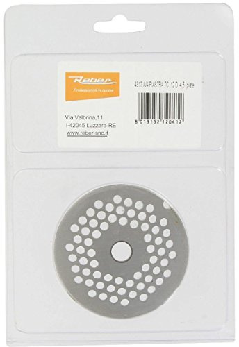 Reber 4312 a/4 - Griglia per tritacarne Reber n° 12, diametro fori 4,5mm, acciaio inox