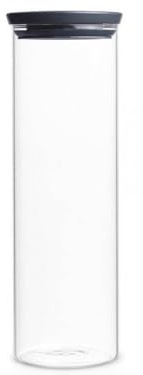 Brabantia Glasbehälter 1.9L - Deckel Dark Grey