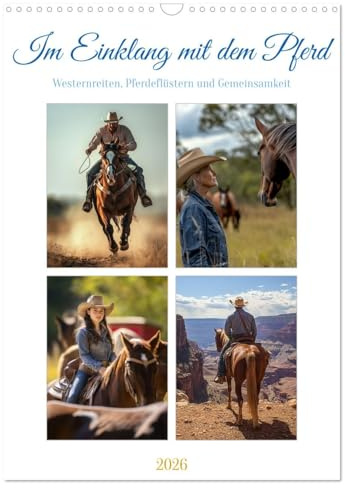 Im Einklang mit dem Pferd (Wandkalender 2026 DIN A3 hoch), CALVENDO Monatskalender: Mit dem Partner Pferd unterwegs in Natur und Alltag (CALVENDO Tiere)