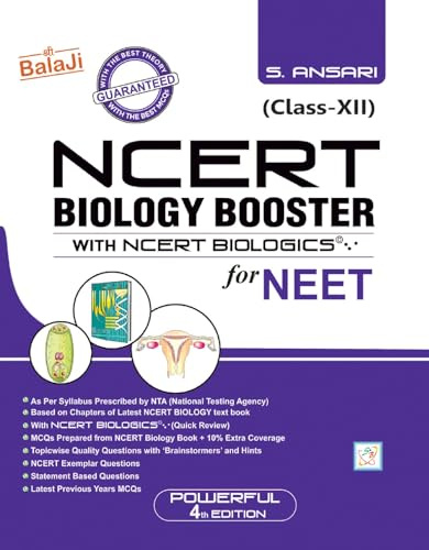 NCERT Biology Booster - 12 for NEET (4th Edition), 2024