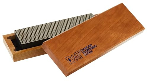 DMT Diamond Whetstone™ Diamant Schleifstein in Holzbox 8 Extragrob | Messerschärfer in Profiqualität | 20cm Wetzstein für Messer und Werkzeuge | Made in USA | W8X
