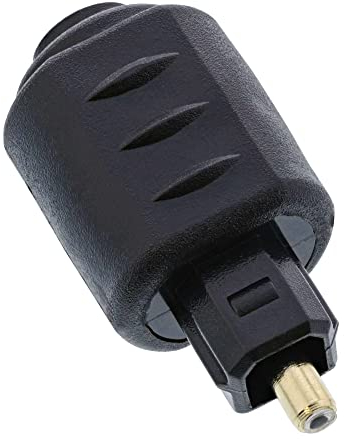 InLine 20131 Adattatore Audio Ottico Digitale, Nero
