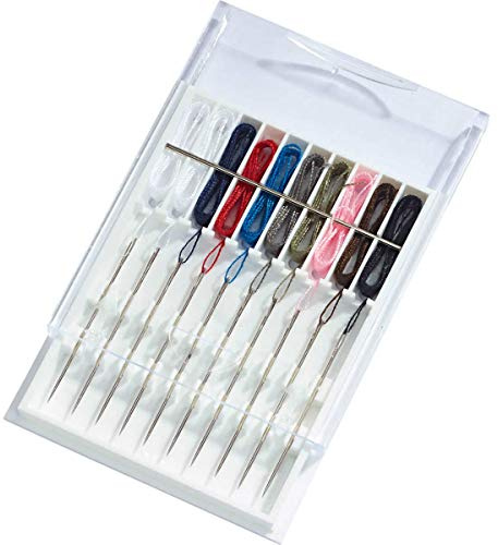 Prym Consumer Sofortnähnadeln, Stahl, Silber, 9 Farben, Sortiert, 10 Stück