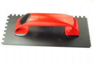 Linic UK Made Tiling Grout Float Notched Comb 270mm x 110 mm RED. (S7390) Free UK Postage