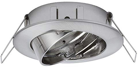 Paulmann 99743 LED Einbauleuchte Premium 2Easy 3er-Set Einbaurahmen schwenkbar Eisen gebürstet zum Kombinieren mit Paulmann Downlight 2Easy Basic-Sets