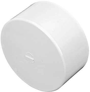 NDS 6P06 Tappo S&D in PVC, 15,2 cm, per connessioni a saldare a solvente, per Uso con fognatura e Tubo di Scarico da 15,2 cm, Bianco
