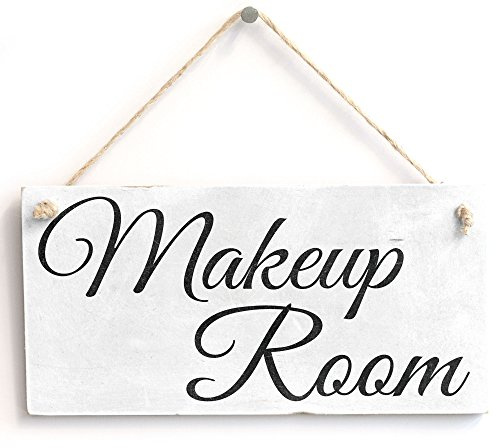 Makeup Room Hanging Door Sign, Formal Beauty Room Decor | Formal beauty space room marker