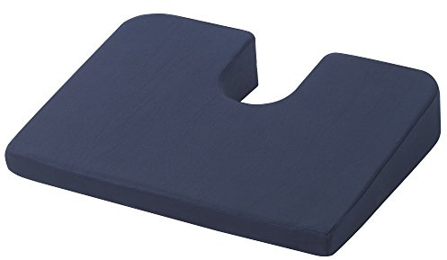 Drive Medical RTL1491COM Compressed Coccyx Cushion, Blue, One-Size