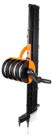 4x Gallagher SmartFence V2 Mobiler Weidezaun - Weidezaun komplettset mit 10 Pfählen, 4 Drähten und Haspeln - Die Alternative zu Weidenetzen - Innerhalb kürzester Zeit auf- und wieder abzubauen