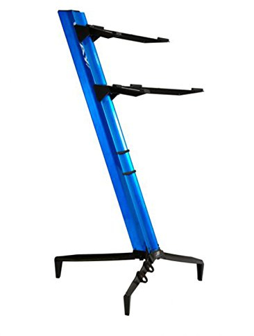 Set 2 2-lagig blau | Aluminium, modulare Erweiterung, hohe Stabilität, Kabelmanagement, Profi-Einsatz