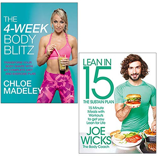 The 4-Week Body Blitz, Lean in 15 The Sustain Plan 2 Books Collection Set