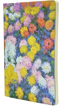 Monet’s Chrysanthemums A4 Dot-Grid Cahier