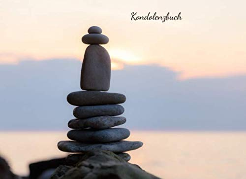 KONDOLENZBUCH: Kondolenz Gästebuch LINIERT für die Trauerfeier | Gedenkbuch | Trauer | Abschied nehmen | 120 Seiten für liebevolle Erinnerungen an den Verstorbenen