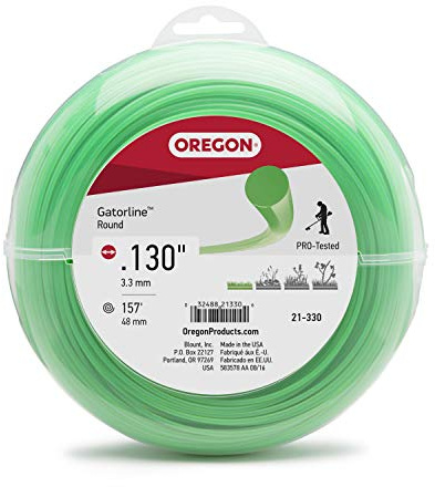 Oregon 21-330 Gatorline Round String Trimmer Line .130-Inch Diameter 1-Pound Donut